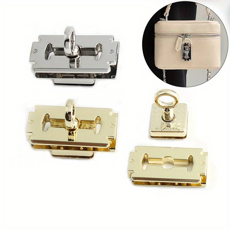 Zinc Alloy Handbag New Twist Lock Box Bag Rotating Lock - Temu